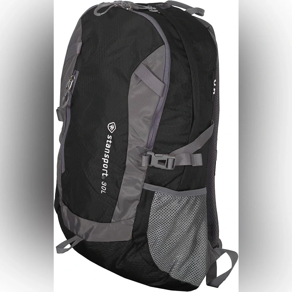 StanSport Unisex Adult Hiking Daypack - 30 Liter Olive Multiple In & out pockets